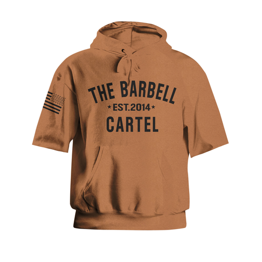 Classic Logo Pump Cut  Hoodie - Pecan