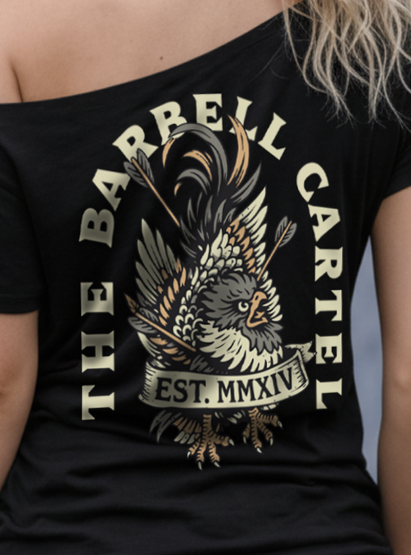 Cocky Street Cut T-Shirt - Black