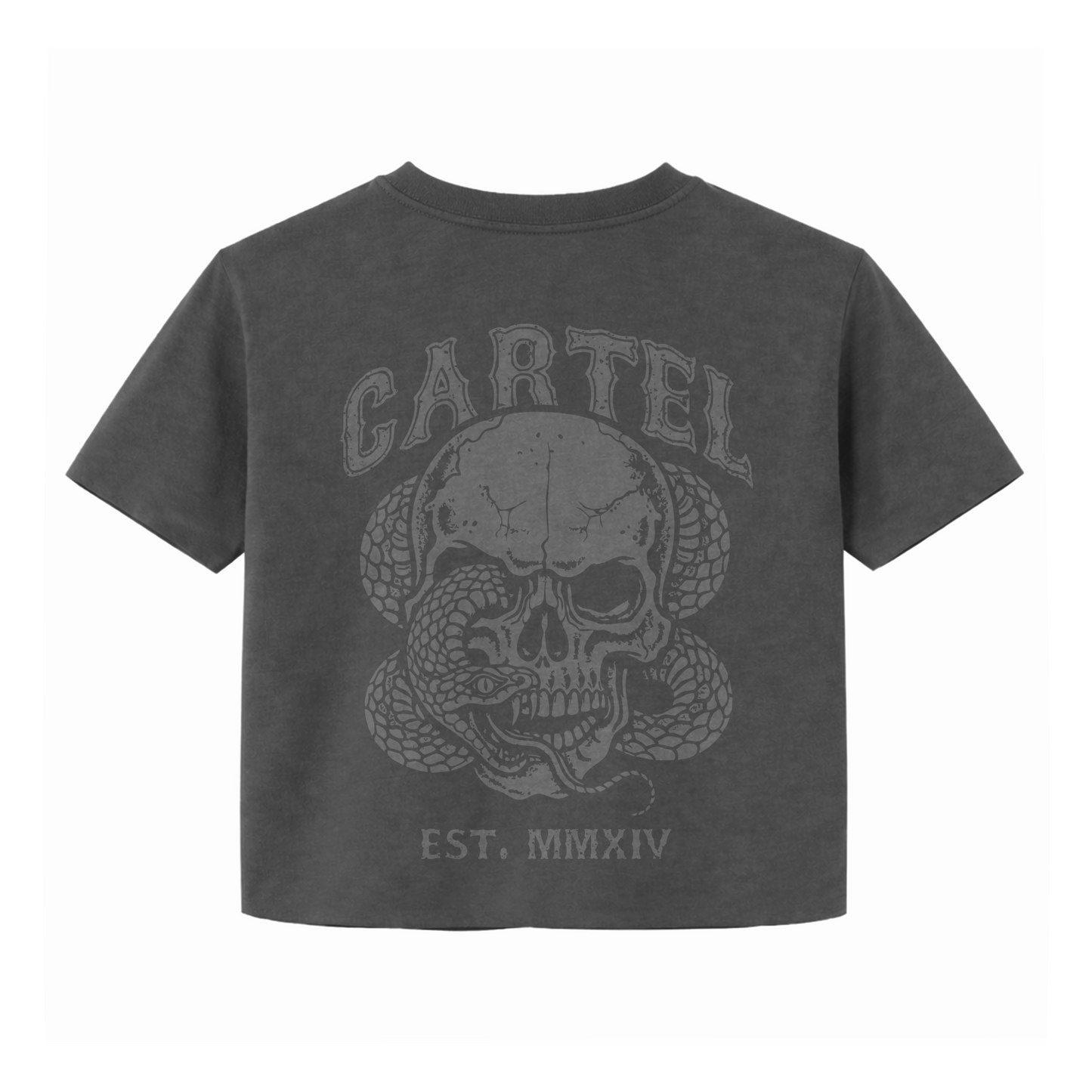 Cold Strike Hand Cut Crop - Ash Black