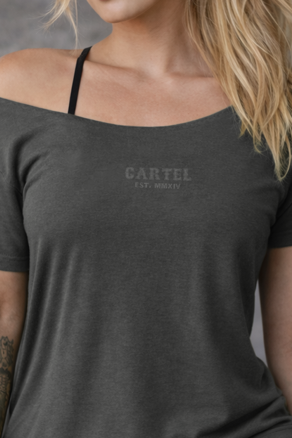 Cold Strike Street Cut T-Shirt - Ash Black