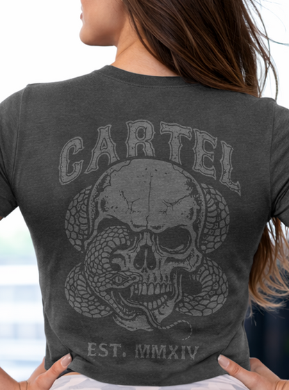 Cold Strike Hand Cut Crop - Ash Black