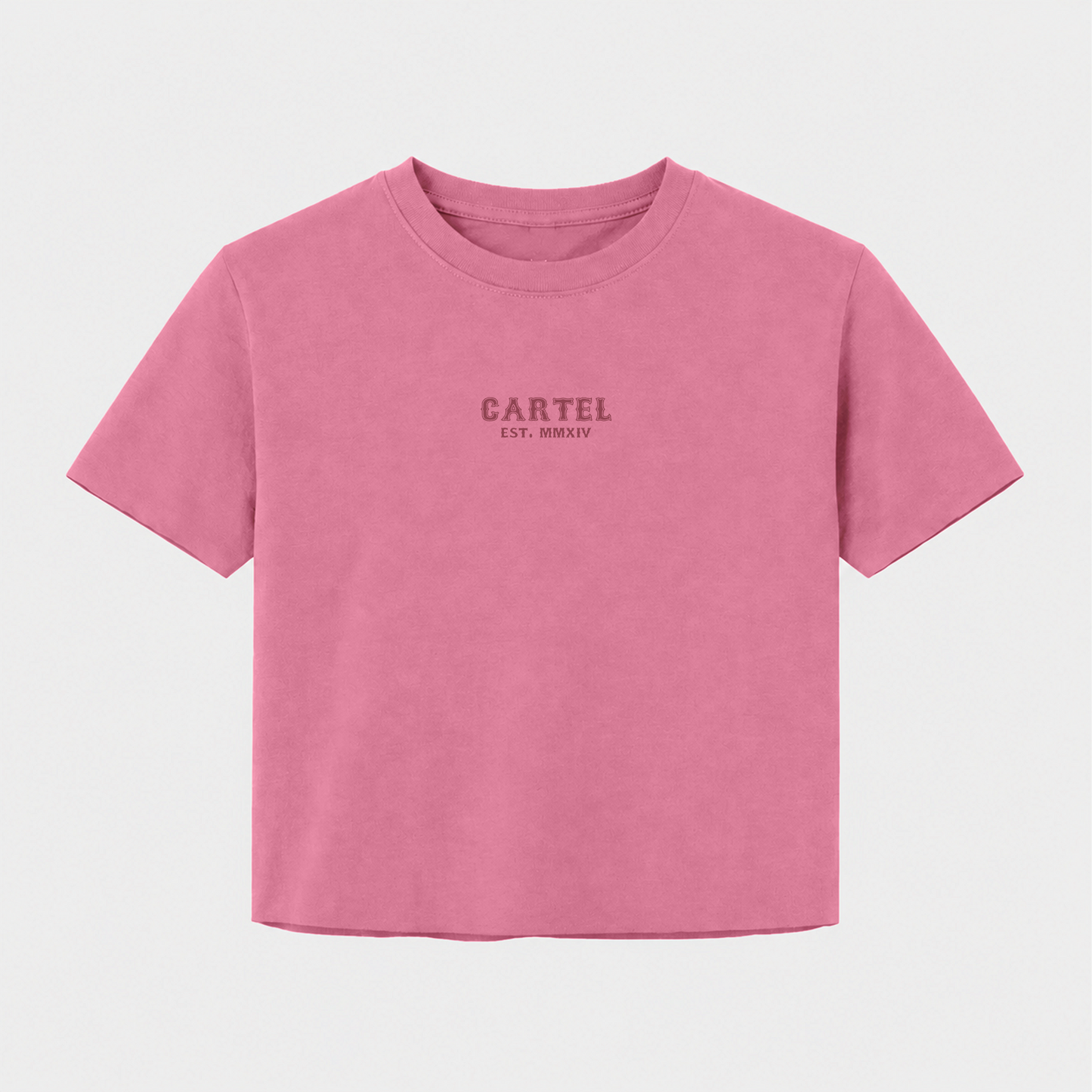 Dead Bloom Hand Cut Crop - Dusty Rose
