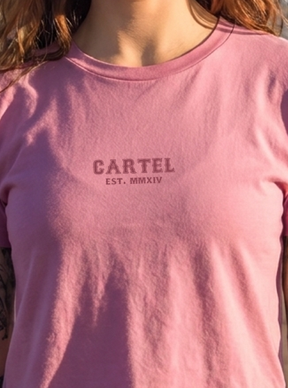 Dead Bloom Hand Cut Crop - Dusty Rose