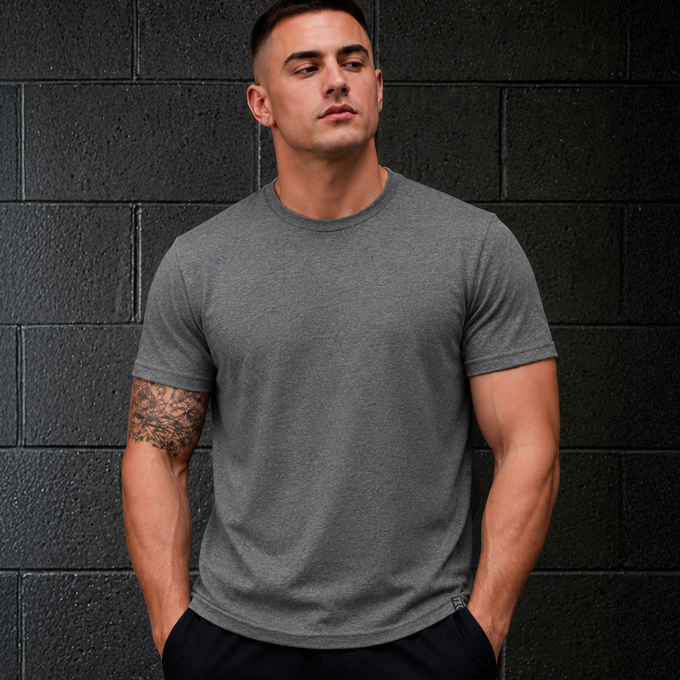 Foundation T-Shirt - 3 Pack (Shades of Gray)