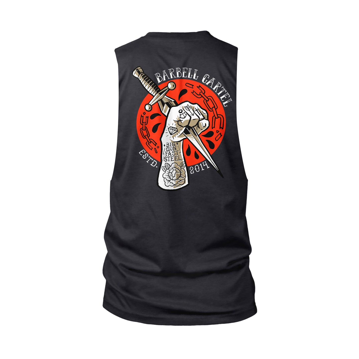 Dagger Cut-Off Tank - Black