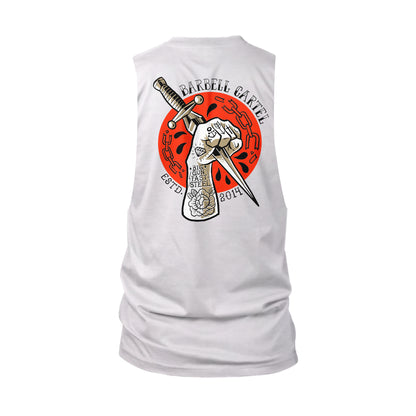 Dagger Cut-Off Tank - White
