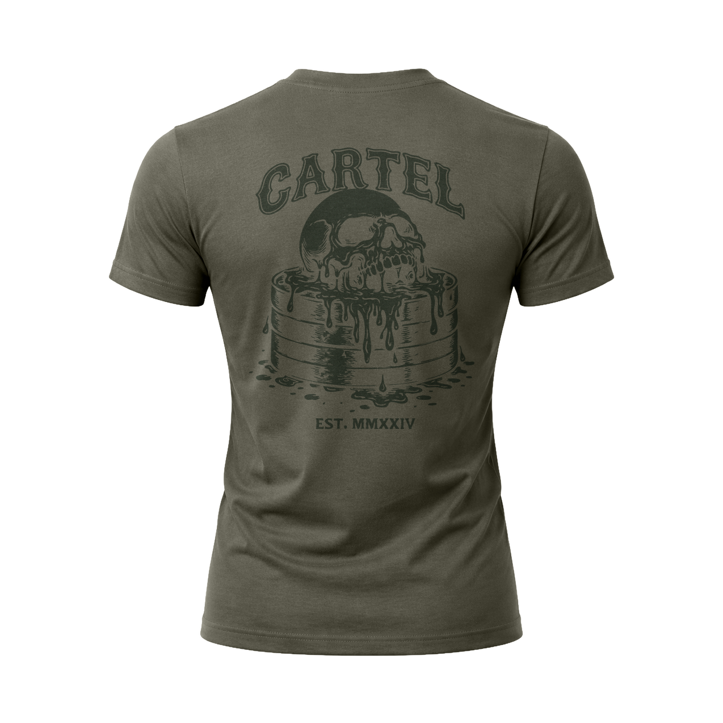 Deadlifted T-Shirt - Weathered Army