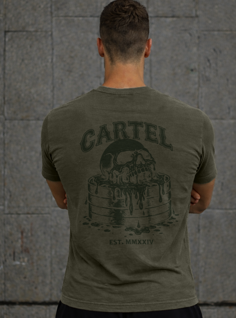 Deadlifted T-Shirt - Weathered Army