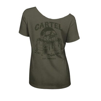 Deadlifted Street Cut T-Shirt - Weathered Army