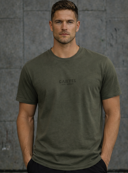 Deadlifted T-Shirt - Weathered Army