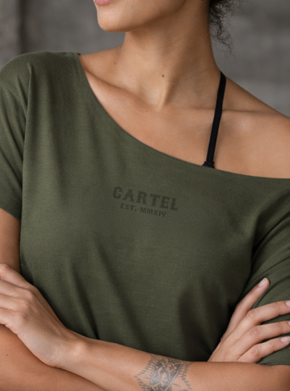 Deadlifted Street Cut T-Shirt - Weathered Army