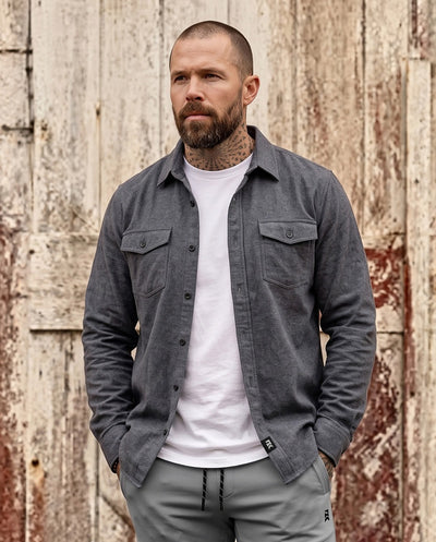 Men's Forester Flannel - Gunmetal Heather