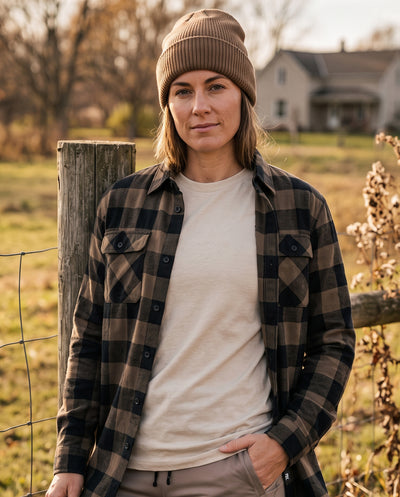Women's Forester Flannel Plaid - Brown/Black