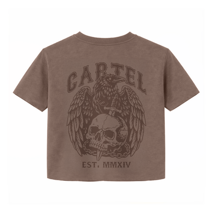 Fly or Die Hand Cut Crop - Faded Clay