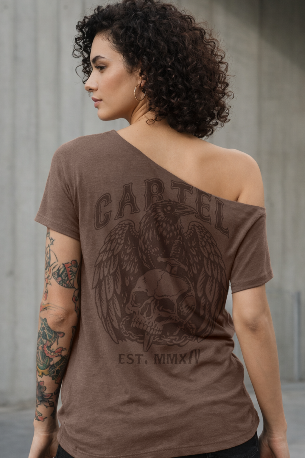 Fly or Die Street Cut T-Shirt - Faded Clay