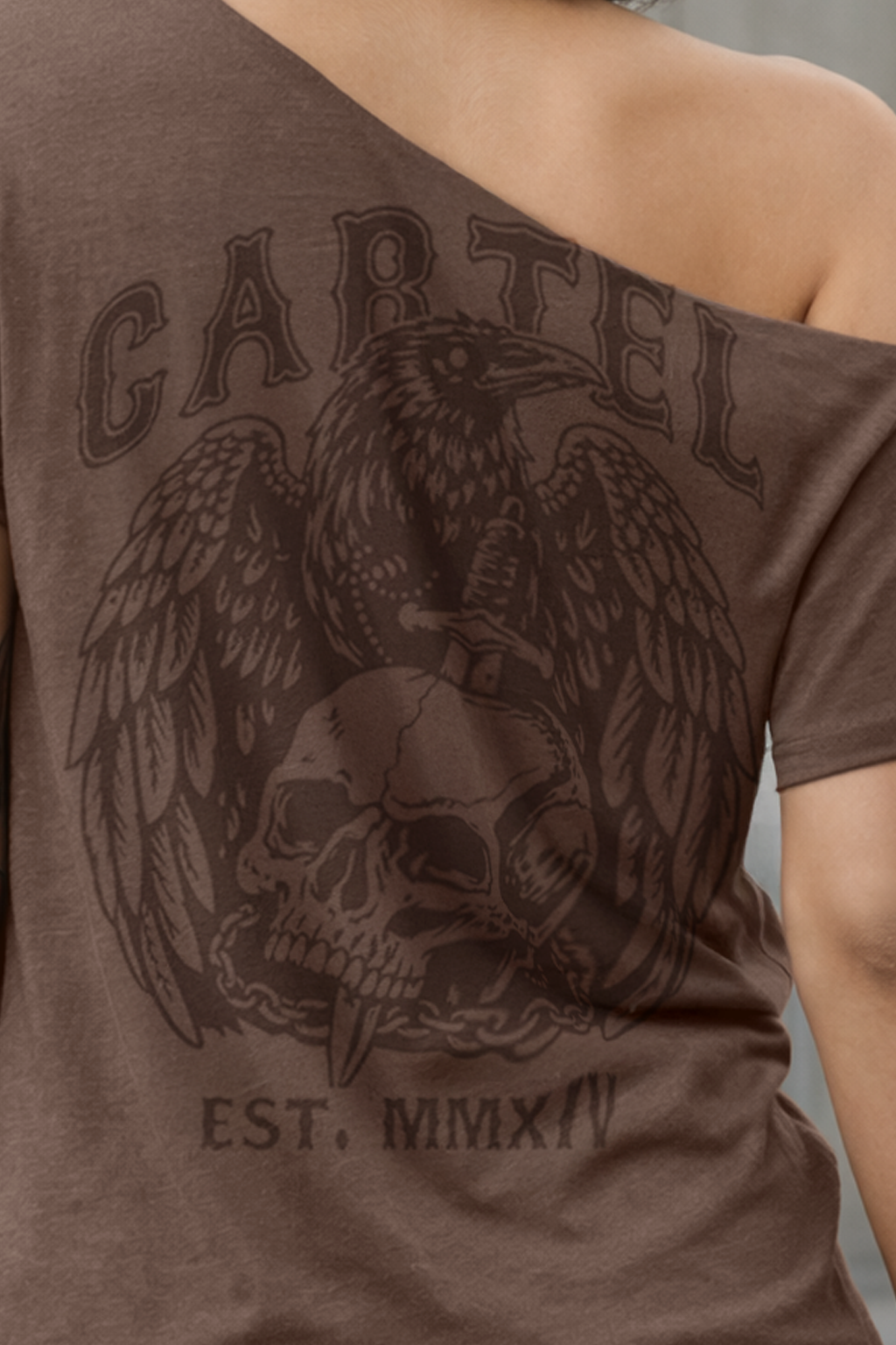 Fly or Die Street Cut T-Shirt - Faded Clay