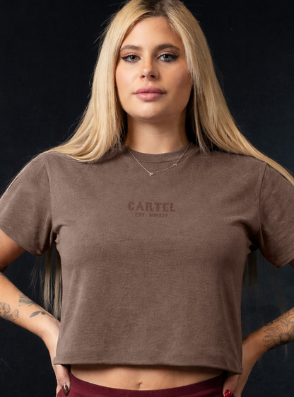 Fly or Die Hand Cut Crop - Faded Clay