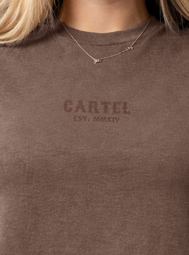 Fly or Die Hand Cut Crop - Faded Clay
