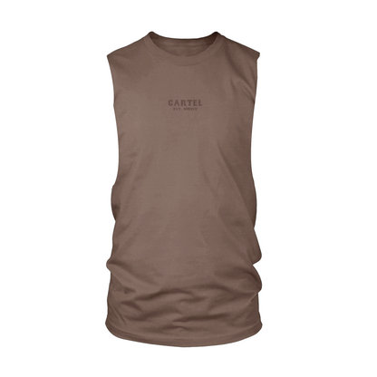 Fly or Die Cut-Off Tank - Faded Clay