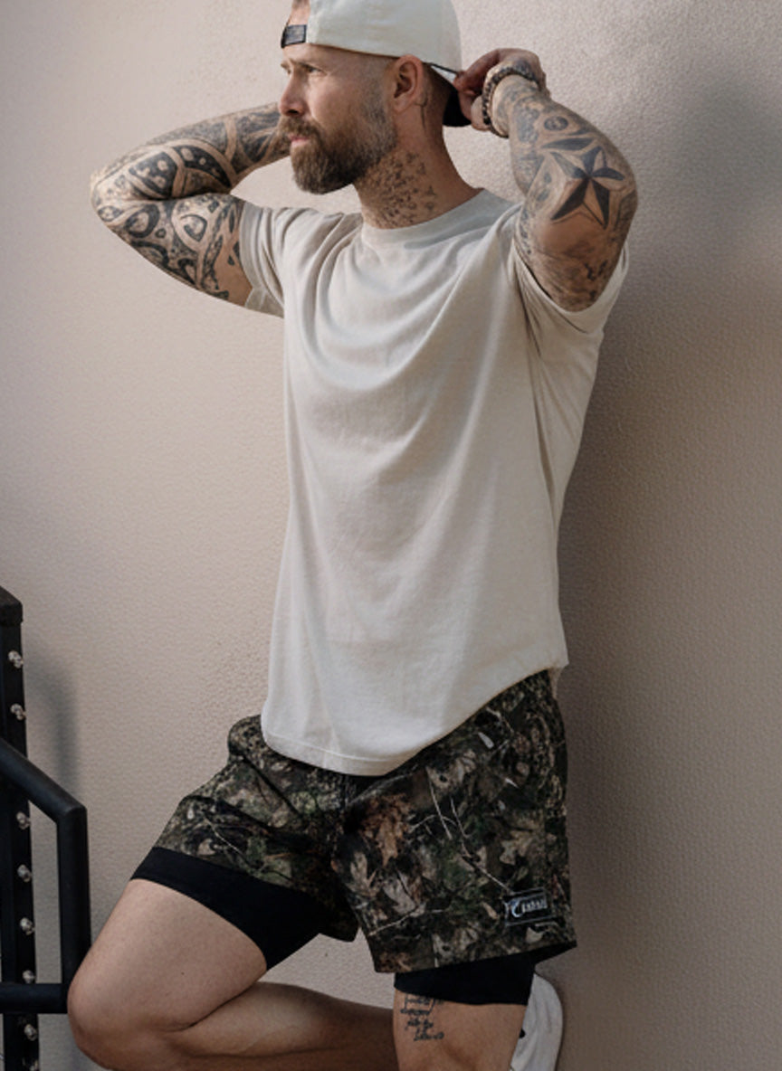 Speed Short 5" - Woodland Forest Camo