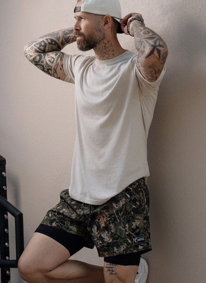 Speed Short 5" - Woodland Forest Camo