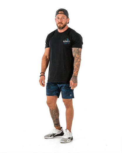 Freestyle Short 9" - Camo Navy