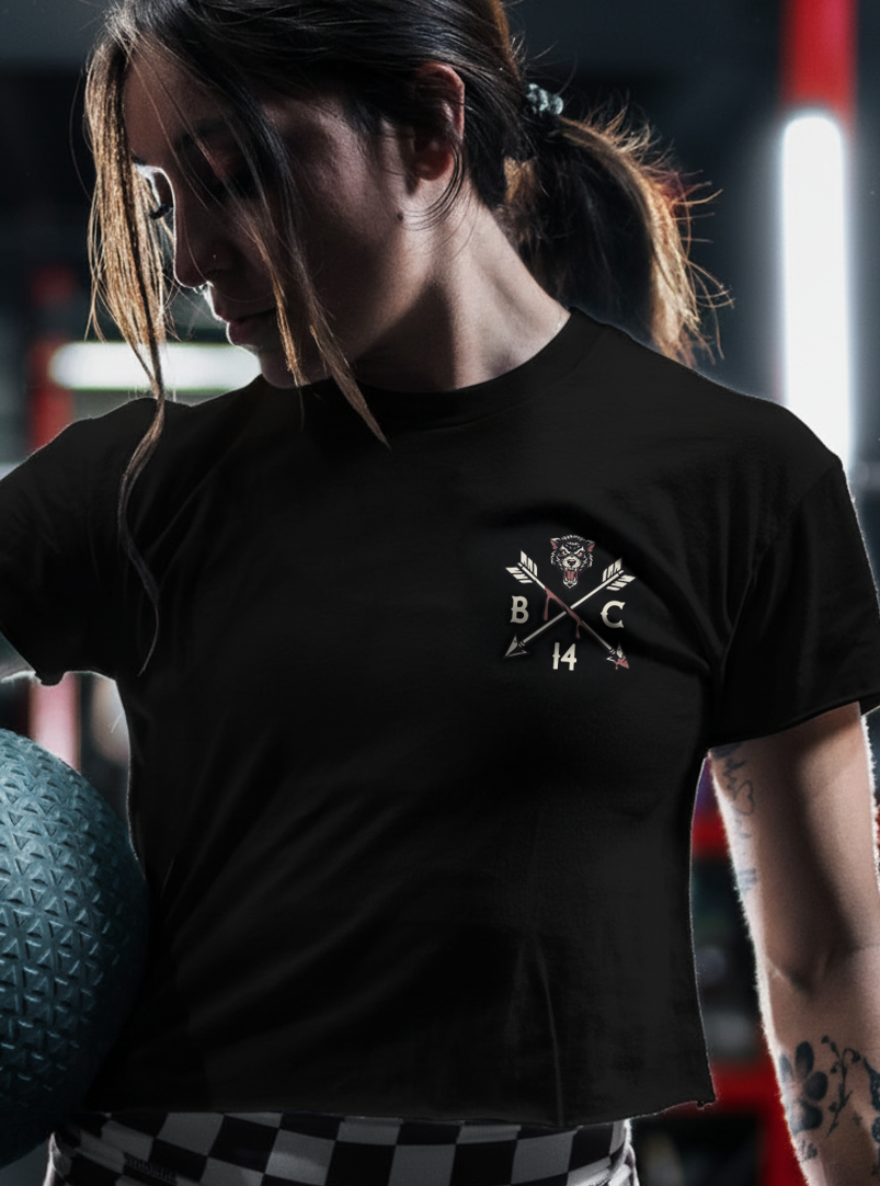 Broken Arrow 2.0 Black Crop T-Shirt