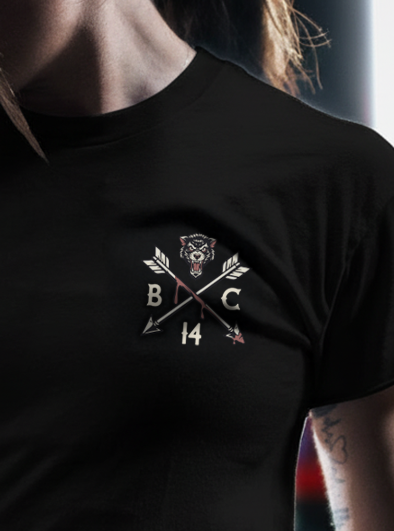 Broken Arrow 2.0 Black Crop T-Shirt