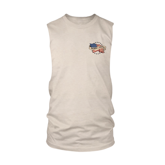 America 250 Cut-Off Tank -  Sand (Limited edition)
