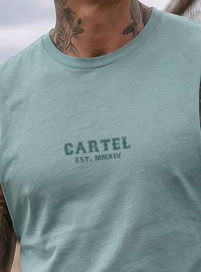 Salt & Steel Cut-Off Tank - Seaglass
