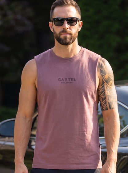 Death Grip Cut-Off Tank - Desert Bloom