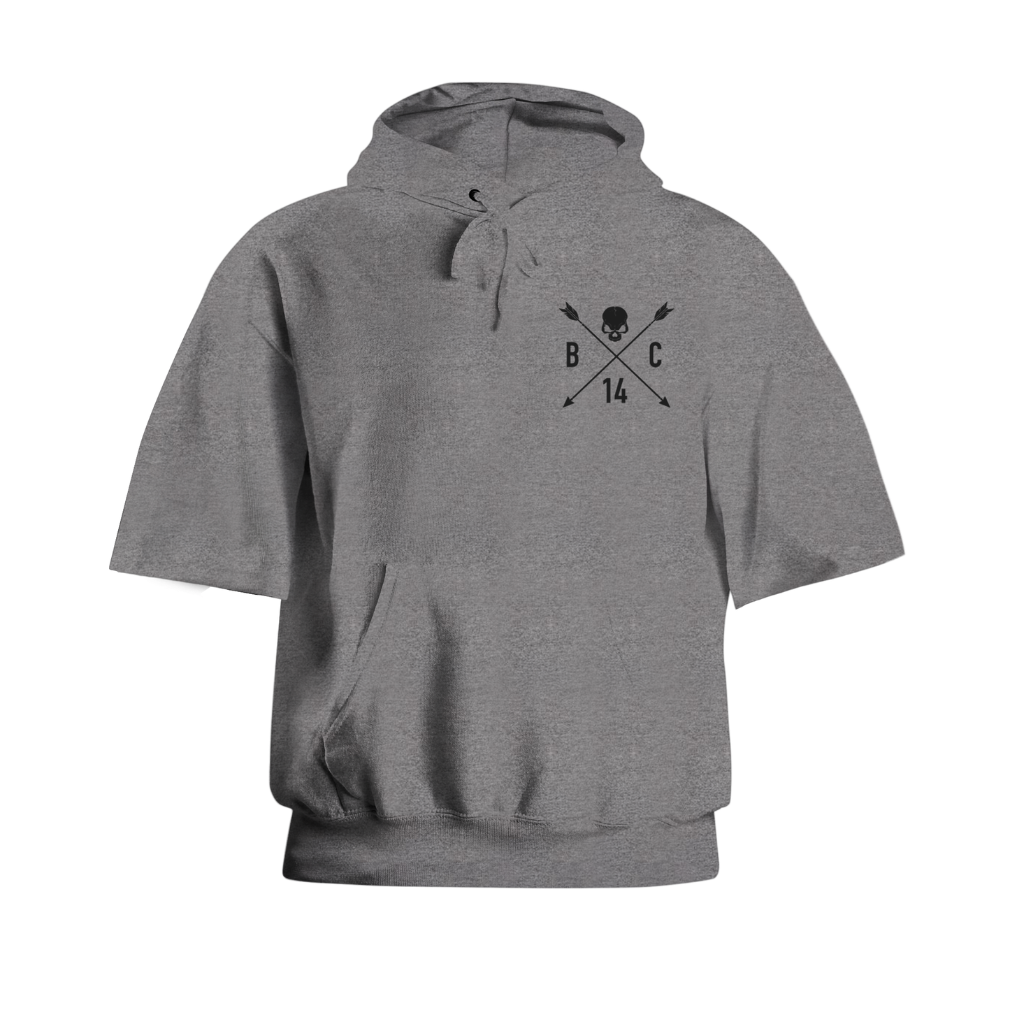 Skull & Arrow Pump Cut Hoodie - Oxford