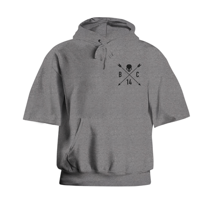 Skull & Arrow Pump Cut Hoodie - Oxford
