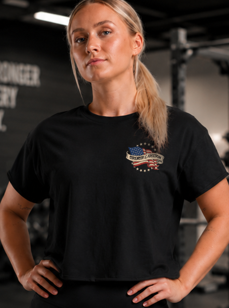 American 250 Hand Cut Crop - Black (Limited Edition)