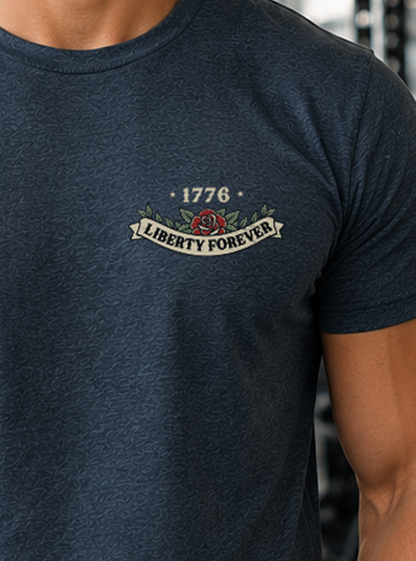 Lady Liberty T-Shirt - Heather Navy (Limited edition)