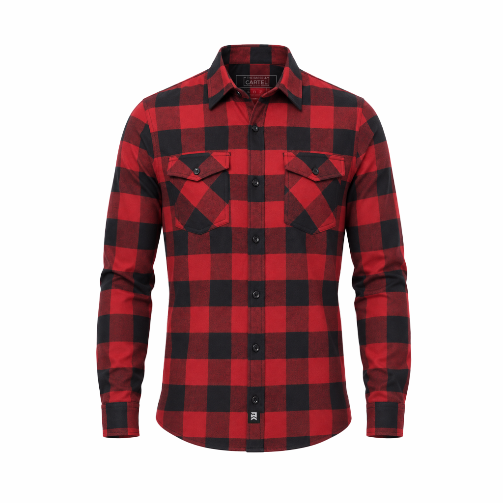 Men's Forester Flannel Plaid - Red/Black Buffalo Plaid