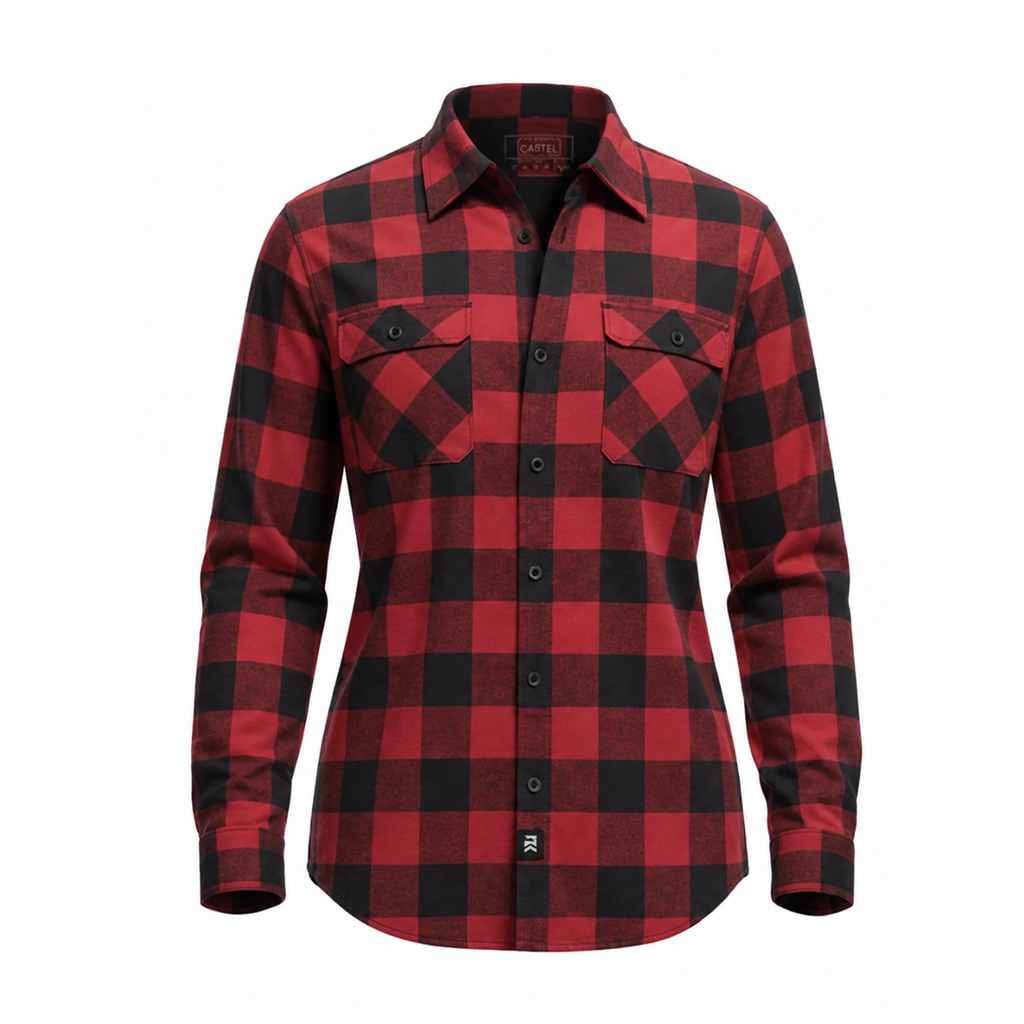 Women's Forester Flannel - Red/Black Buffalo Plaid