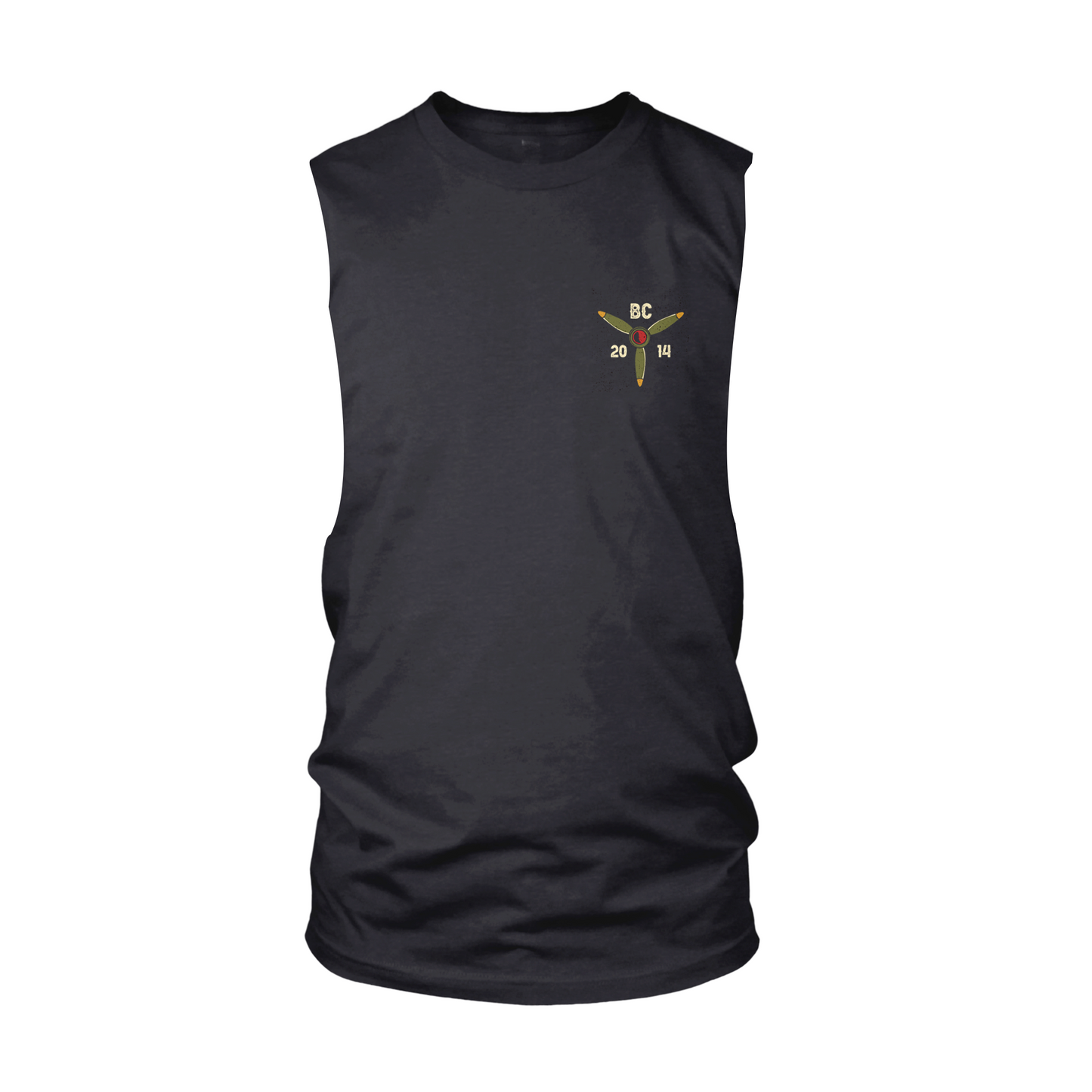 Aces 2.0 Black Cut-Off Tank