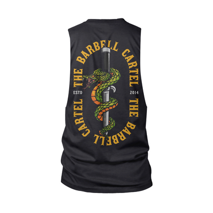 Snake Eyes Cut-Off Tank - Black
