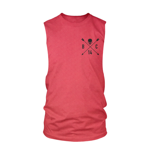 Skull & Arrow Cut-Off Tank - Redline (Limited Edition)