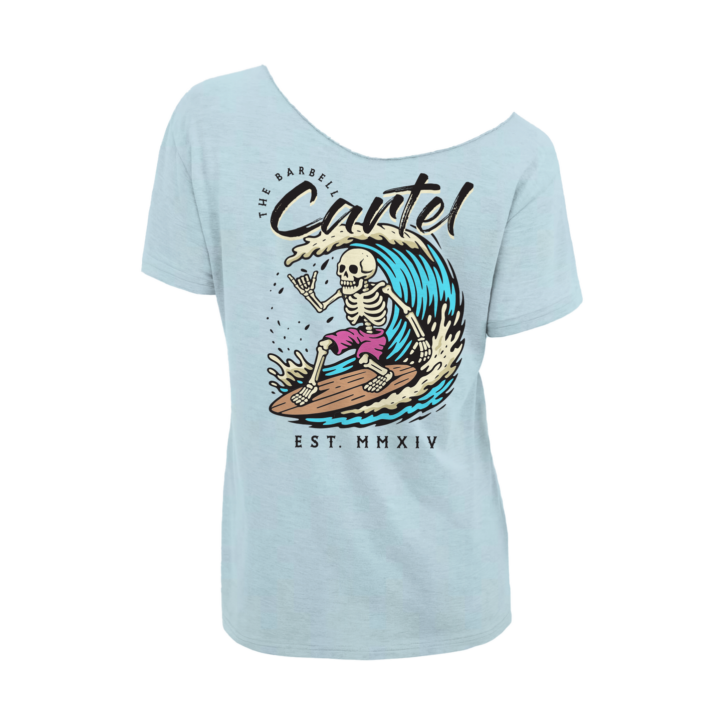 Hang Ten Street Cut T-Shirt - Ice Blue