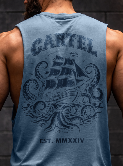 High Seas Cut-Off Tank - Washed Slate