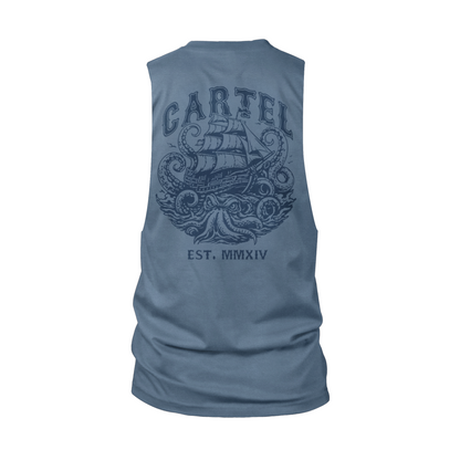 High Seas Cut-Off Tank - Washed Slate