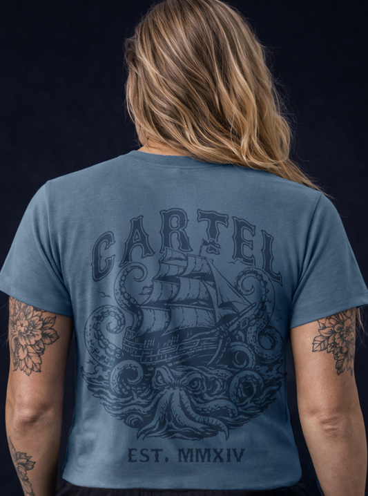 High Seas Hand Cut Crop - Washed Slate