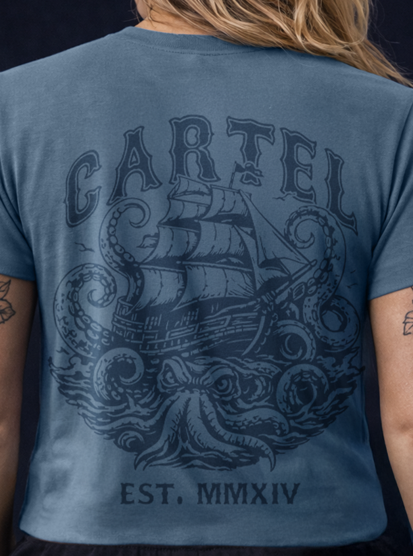 High Seas Hand Cut Crop - Washed Slate