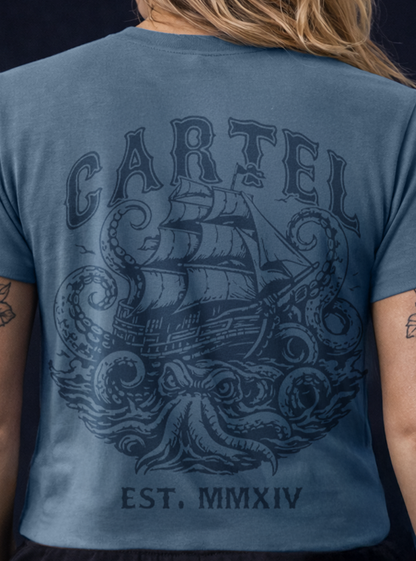 High Seas Hand Cut Crop - Washed Slate