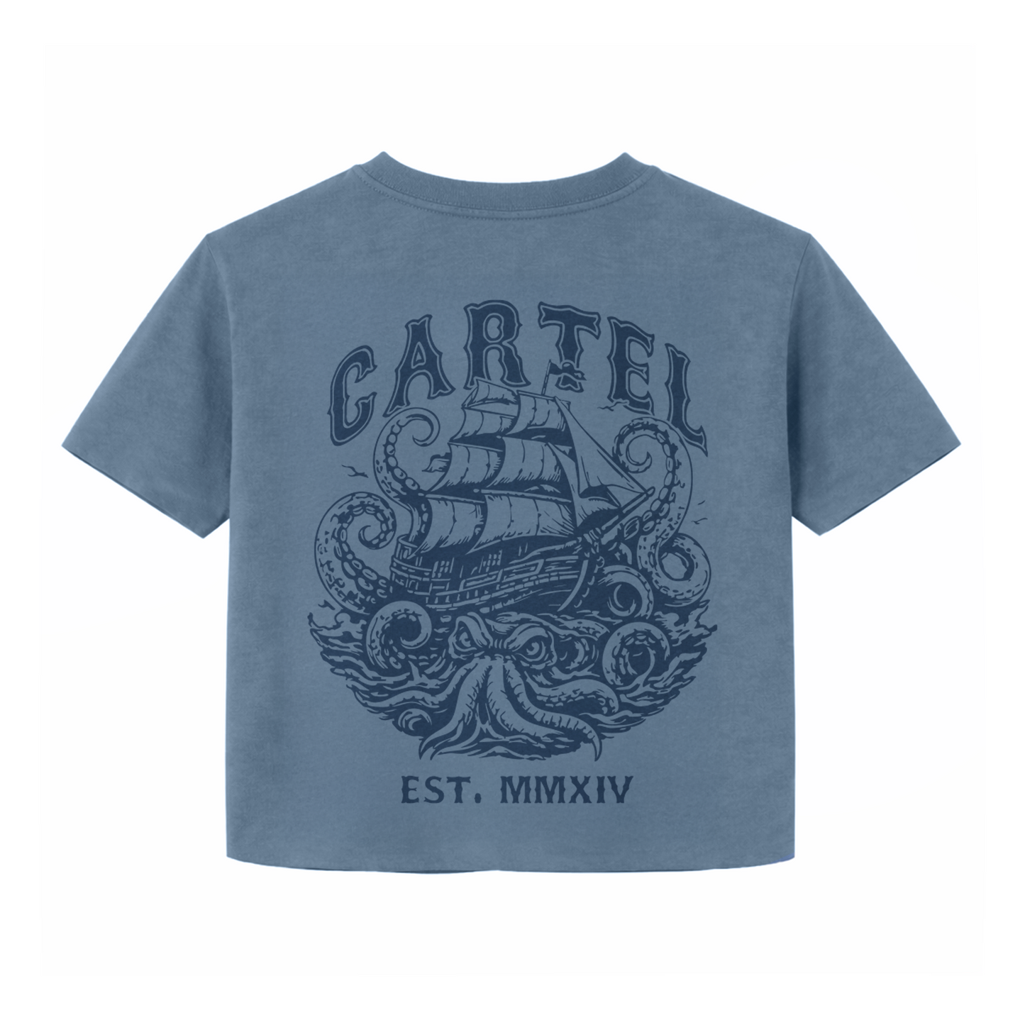 High Seas Hand Cut Crop - Washed Slate