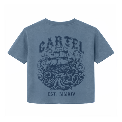 High Seas Hand Cut Crop - Washed Slate