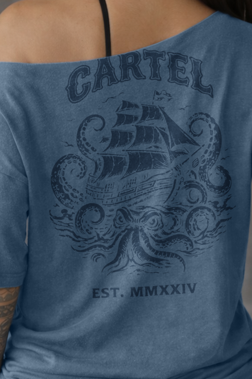 High Seas Street Cut T-Shirt - Washed Slate