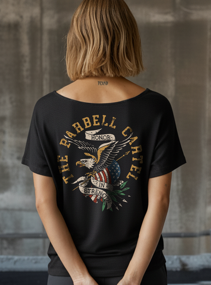 Honor in Strength Street Cut T-Shirt - Black